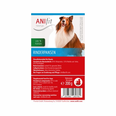 Hund Snacks Rinderpansen 200g 1 Stück -3- Anifit