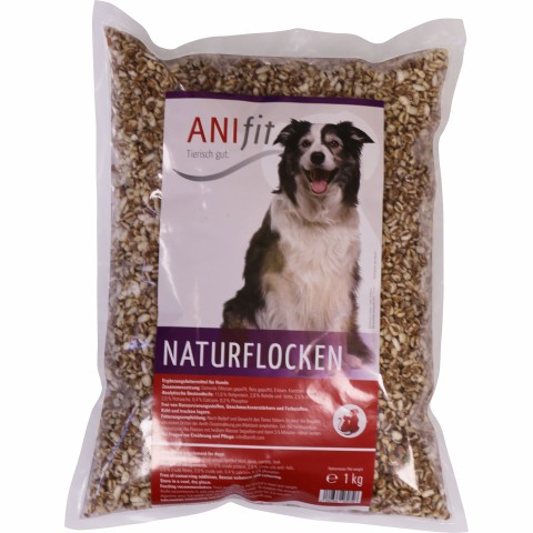 Hund B.A.R.F. Flocken Hundefutter Naturflocke 1 kg 1 Stück -1- Anifit